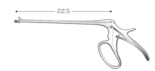 [IU-01990] Kevorkian -Pacific uterine biopsy clamp - Axis length = 20 cm / 8 "