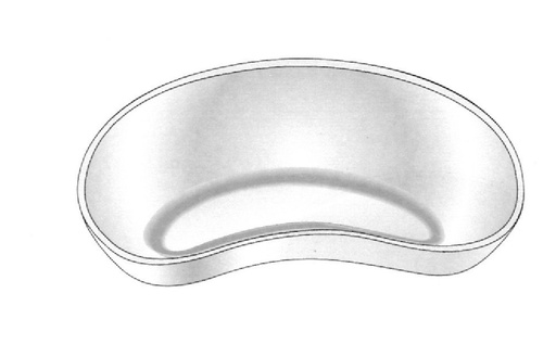 [IU-1057-25] Kidney -shaped bowl, 250 x 140 x 40 mm