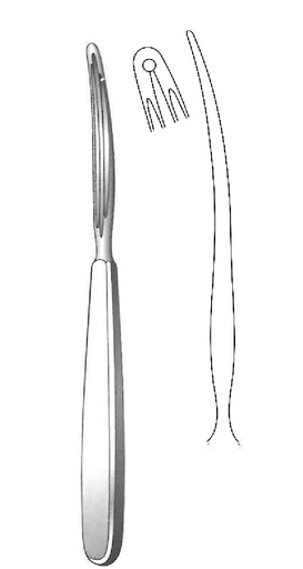 [IU-08834] Kocher Goiter Directing Enucleator with hole - length = 18 cm / 7"