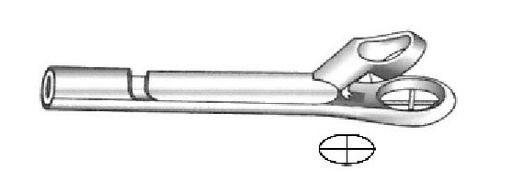 [IU-01692] Pinza para biopsia Krause con mango, figura 2