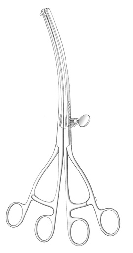 [IU-05671] Lane intestinal clamp, curve