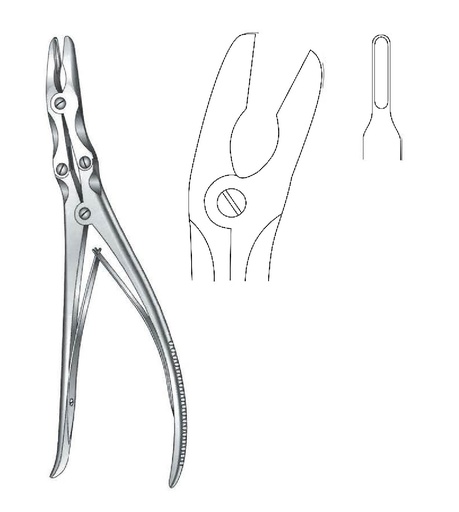 [IU-08110] Gower clamp for Leksell-Stille bones, tip = 3 x 16 mm