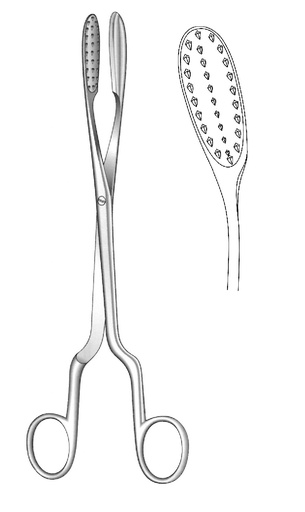 [IU-06075] Pinza para litotomía Lewkowitz, curva