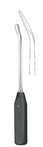 [IU-07162] Lexer bone gouge with ferrozell handle, curved, wide = 15 mm - length = 27.5 cm / 10-3 / 4 "