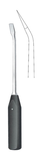 [IU-07160] Osteótomo para hueso Lexer con mango de ferrozell, ancho = 15 mm, angulada
