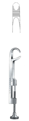 [IU-08044] Pinza de sujeción para huesos Lowman - longitud = 12 cm / 4-3/4"