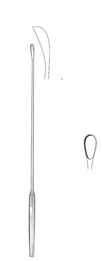 [IU-05910] Cuchara para cálculos biliares Luer-Koerte, ancho = 8.0 mm