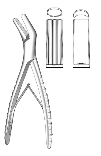 [IU-05076] Marchac bone bone clamp for children, tip = 11 mm