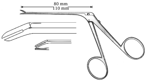 [IU-04490] McGee wire fold clamp, tip = 0.8 x 6 mm - length = 80 mm