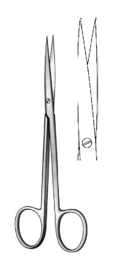 [IU-02662] Metzenbaum-Fine Dissecting Scissors, sharp, straight - length = 23 cm / 9"