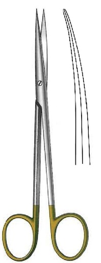 [IU-08413] Metzenbaum-Fine Dissecting Scissors, sharp, curved, TC Gold - length = 23 cm / 9"