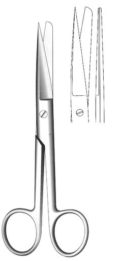 [IU-03036] Micro Tone Surgical Scissors, straight, sharp / blunt - length = 10.5 cm / 4-1/4"