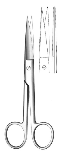 [IU-03066] Micro Tone surgical scissors, straight, sharp - length = 20.0 cm / 8"