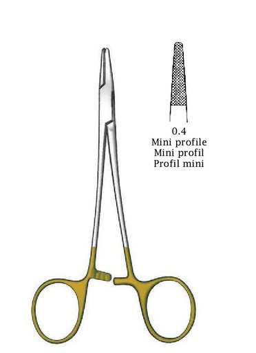 [IU-08630] Porta agujas con trinquete de liberación automática - longitud = 15 cm / 6"
