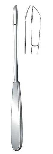 [IU-07515] Bisturí for Neff menisctomy, curved right