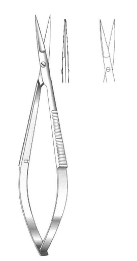 [IU-06470] Scissors for Iris Noyes, angled, Figure 1