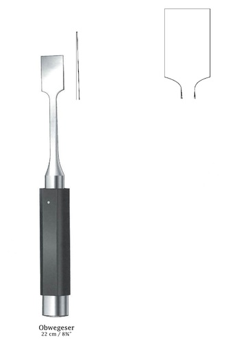 [IU-06980] Osteótomo de hoja Obwegeser, ancho = 20 mm