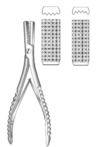 [IU-05079] Obwegeser Bone Contouring Forceps, Flat Jaws