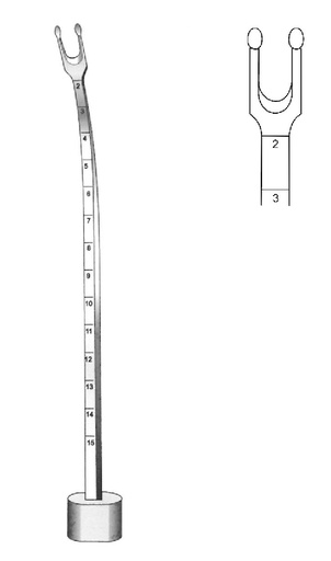 [IU-04999] OsteoTome for Obwegeser Tabique, Tip = 6 mm