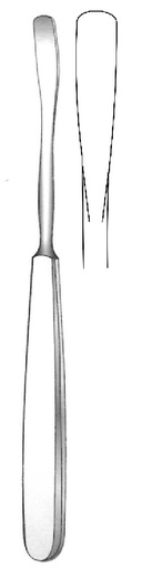 [IU-04897] Obwegeser Periosteal Elevator, angled cut, tip = 7 mm
