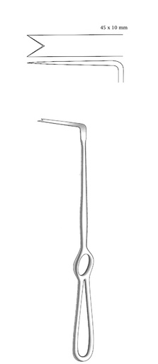 [IU-05416] Obwegeser Nasal Column Retractor, blade = 45 x 10 mm
