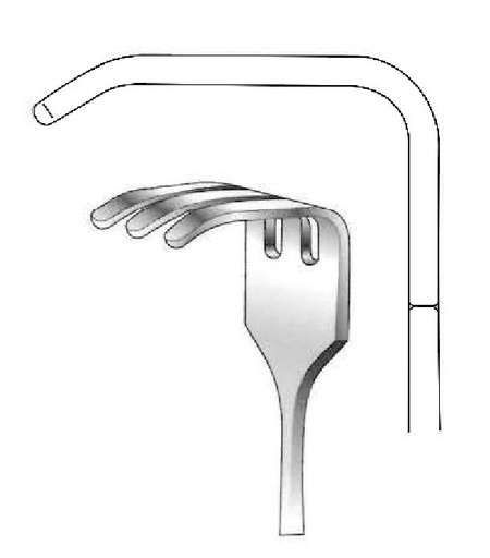 [IU-01308] Retractor Ollier, valva = 36 x 30 mm