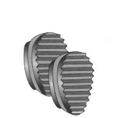 [IU-05356] Par de inserciones de goma para pinza de sujeción de lengua Young