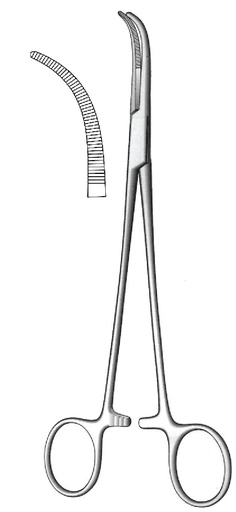 [IU-01002] Pinza para disección y ligadura Overholt-Geissendorfer, figura 1 - longitud = 27 cm / 10-3/4"
