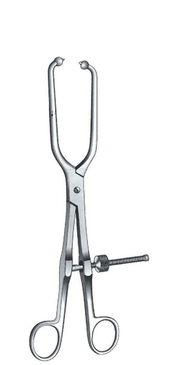 [IU-07361] Pelvic replacement clamp, straight - length = 23 cm / 9 "