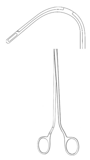 [IU-05856] Pinza para cálculos renales Randall, modelo extremadamente delicado - longitud = 24.5 cm / 9-3/4"