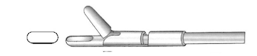 [IU-05772] Pinza para biopsia rectal, figura 1, recta - longitud del eje = 36 cm / 14"