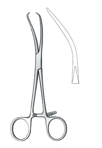[IU-07981] Pinza de reposición para el hueso Reill, curva