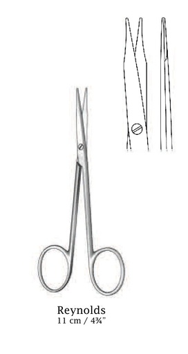 [IU-02714] Tijera quirúrgica Reynolds, recta - longitud = 11 cm / 4-3/4"