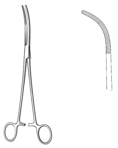 [IU-00785] Pinza para disección y ligadura de Rumel, figura 4