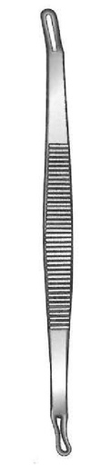 [IU-08880] Schamberg comedone extractor with extra fine handle small wavy handle