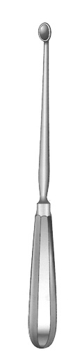 [IU-02012] Cuchara uterina de Schroeder, tamaño = 9.8 x 6.8 mm