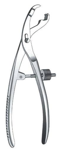 [IU-07323] Autocentral bone clamping clamp, reverse jaws, width = 2.5 mm