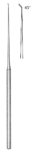 [IU-04401] Micro gancho para oído Shea - punta = 2.0 mm, ángulo = 45°, gancho de exploración, desafilado