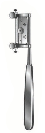 [IU-00363] Dermatomo Silver in a wooden box