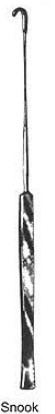 [IU-11171] Snook castration hook, flat, 20 cm / 8 "