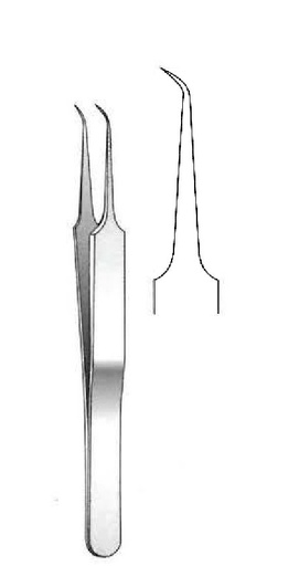[IU-00541] Jewelry type clamp, diameter = 0.3 mm, angled