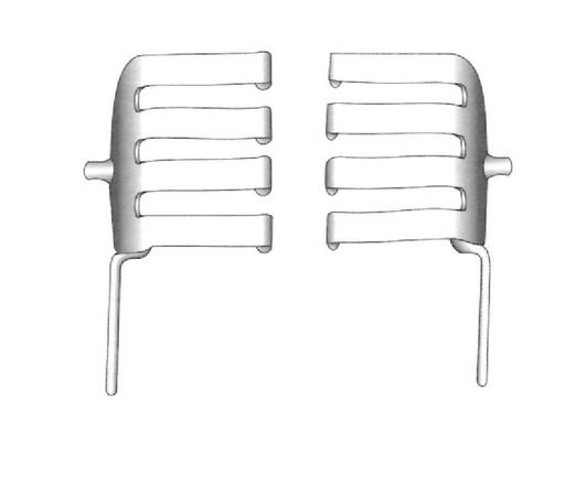 [IU-05827] Retractor perineal St-Marks - valva = 55 x 70 mm