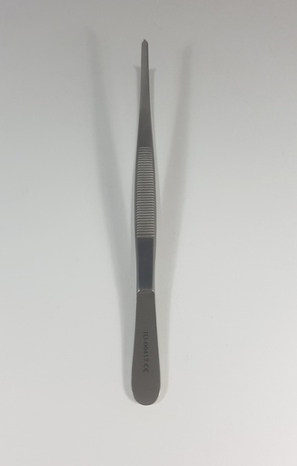 [IU-00417]  Pinza con dientes- Longitud = 18 cm / 7 ", Dientes = 1: 2
