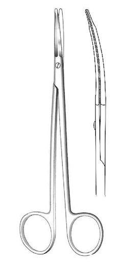 [IU-02955] Stella-S facial stretch scissors, curve
