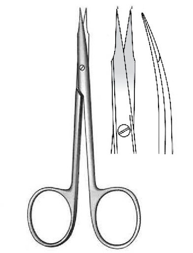 [IU-03000] Stevens Tenotomy Scissors, sharp, curve - length = 10 cm / 3-3 / 4 "