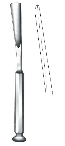 [IU-07737] Stille bone gouge, curve, width = 12 mm