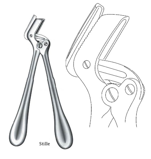 [IU-07214] Stille plaster cutter, blade without reinforced back - length = 23 cm / 9"
