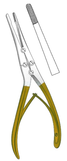 [IU-08809] Pinza para tabique Rubin, TC Gold