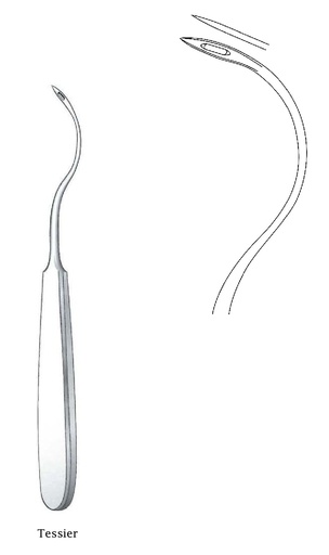 [IU-03401] Punzones maxilares Tessier - longitud = 21 cm / 8-1/4"