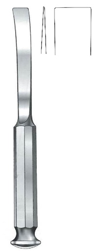[IU-06961] Osteótomo Tessier para toma de injertos de ilion y tibia, recta, ancho = 15 mm